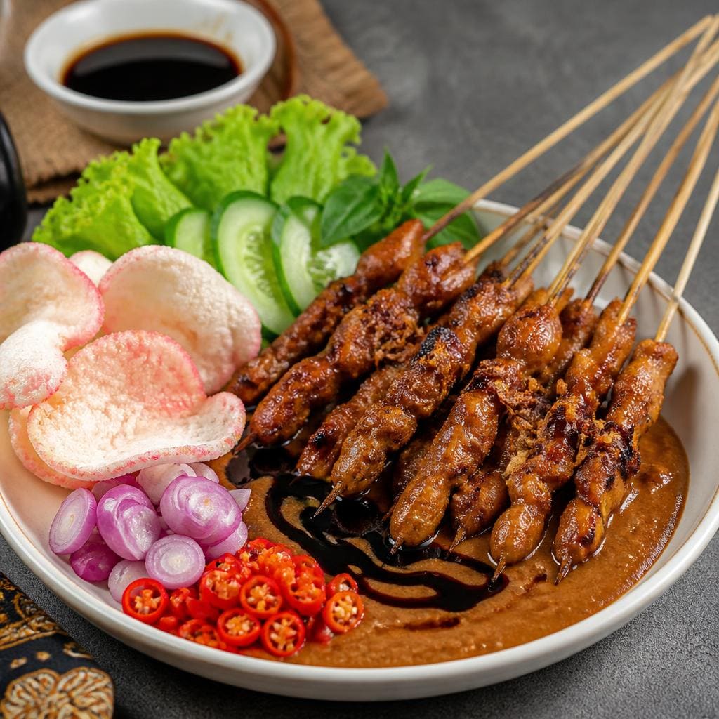 Sate Ayam Ponorogo Campur 10 Pcs dari Sate Khas Senayan